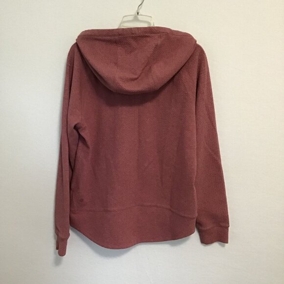 Lululemon Catch A Moment Zip Hoodie Heathered Merlot Size 12 - Picture 10 of 16